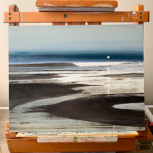 Load image into Gallery viewer, Moonrise at Low Tide - 11 x 14&quot;
