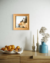 Load image into Gallery viewer, Golden Hour at Bass Harbor Light - 11 x 11&quot; Framed
