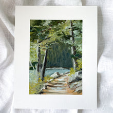 Load image into Gallery viewer, Golden Afternoon - Jordan Pond - 8 x 10"
